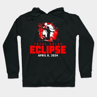 Total Solar Eclipse 2024 Basketball Hoodie